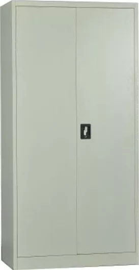 Ντουλάπα Δίφυλλη Μεταλλική με Χώρισμα & 2 Ράφια 90x45x185cm