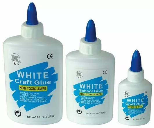 Κόλλες Υγρή White Craft Glue Μεγάλου Μεγέθους 24τμχ 40gr