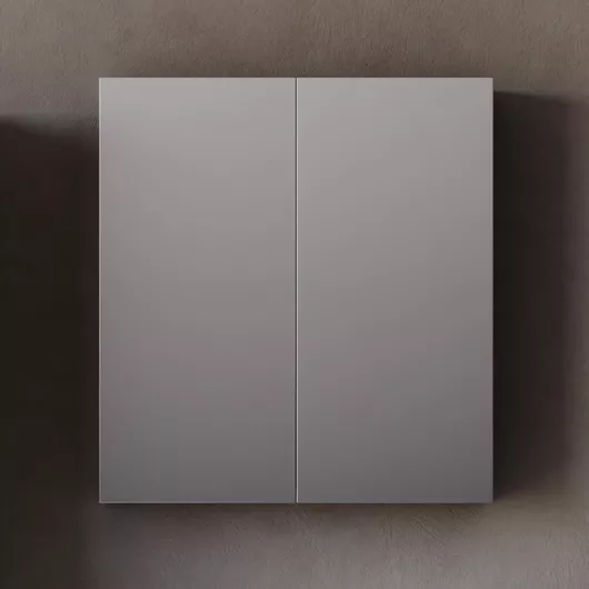 Καθρέπτης Μπάνιου από MDF με Ράφι 60x14cm