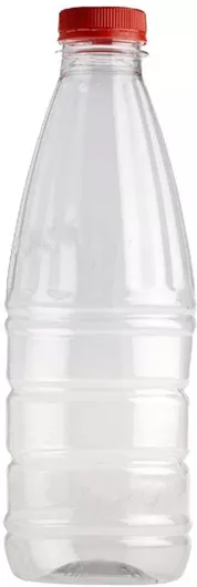 Μπουκάλι Πλαστικό Διάφανο 1000ml 130τμχ Τυχαία Επιλογή Χρώματος