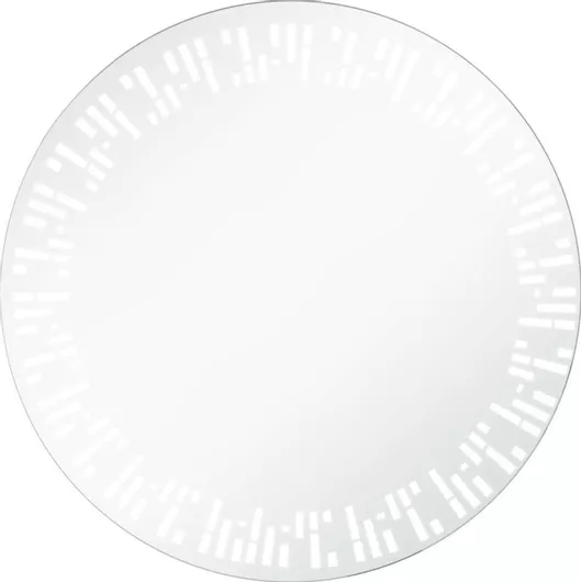 Καθρέπτης Μπάνιου vidaXL Στρογγυλός Led από Μέταλλο 80x80cm