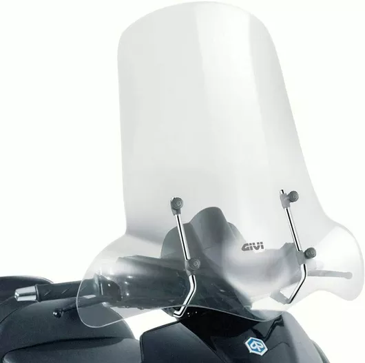 Ζελατίνα Μοτοσυκλέτας Givi Κιτ Τοποθέτησης για Piaggio Beverly 125 / Beverly 250 / Beverly 400 2004-2007 A350A