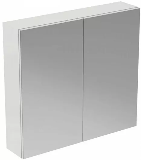 Καθρέπτης Μπάνιου Ideal Standard Ορθογώνιος από Μέταλλο με Ντουλάπι 80x70cm Λευκό