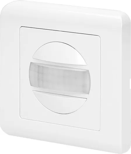Διακόπτης Τοίχου Orno Χωνευτός Αισθητήρας Κίνησης με Πλαίσιο Λευκός