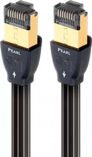 Καλώδιο Audioquest Pearl Audio over Ethernet RJ45 male - RJ45 male 0.75m Μαύρο