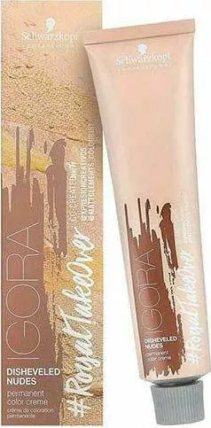 Ημιμόνιμη Βαφή Μαλλιών Schwarzkopf Igora Royal Disheveled Nudes 8-176 Ξανθό Ανοιχτό Σαντρέ Χάλκινο Μαρόν 60ml