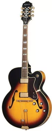 Ηλεκτρική Κιθάρα Epiphone Broadway με Ταστιέρα Laurel & Σχήμα T Style Vintage Sunburst