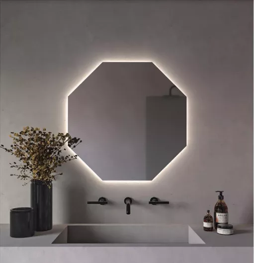 Καθρέπτης Μπάνιου Ορθογώνιος Led 70x70cm