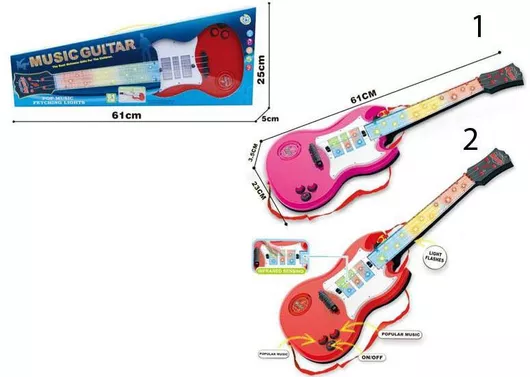 Κιθάρα Zita Toys Ηλεκτρική (Διάφορα Σχέδια) 1τμχ