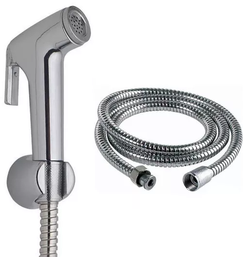Σετ Μπιντέ Interflex Reflex Επιτοίχιο Ασημί