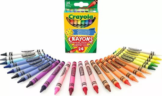 Κηρομπογιές Crayola Crayons Σετ 24τμχ