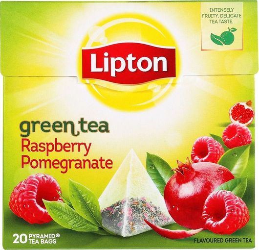 Τσάι Lipton Πράσινο Raspberry & Pomegranate 20 Φακελάκια