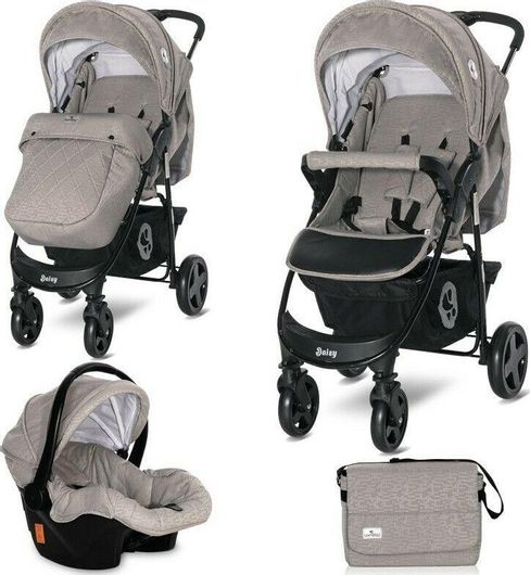 Πολυκαρότσι Lorelli Daisy Basic 2 σε 1 από Νεογέννητα Μπεζ