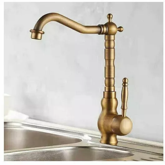 Μπαταρία Κουζίνας Poly-81-12 Ψηλή Πάγκου Χρυσή