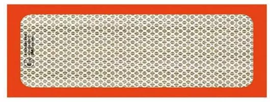 Auto Gs Πινακίδα Φορτηγού Θαλάμου 50x20cm Πορτοκαλί - Λευκό