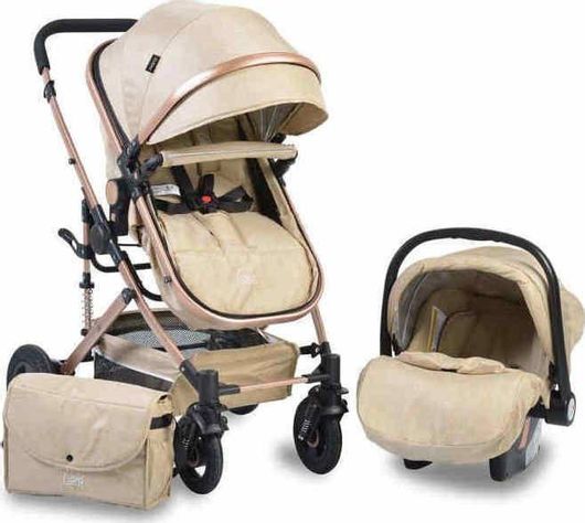 Πολυκαρότσι Moni Ciara 3 σε 1 από Νεογέννητα Μπεζ