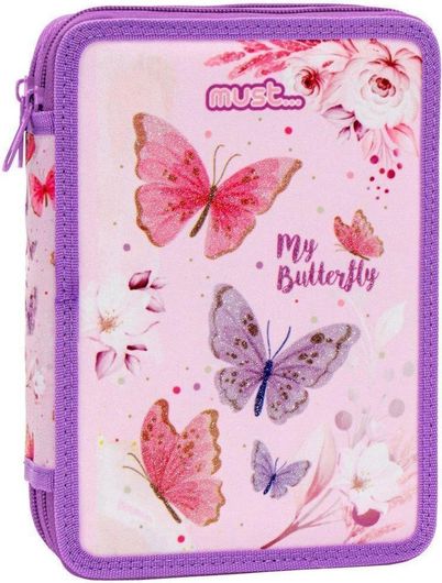 Must Butterfly Κασετίνα Γεμάτη με 2 Θήκες 1τμχ