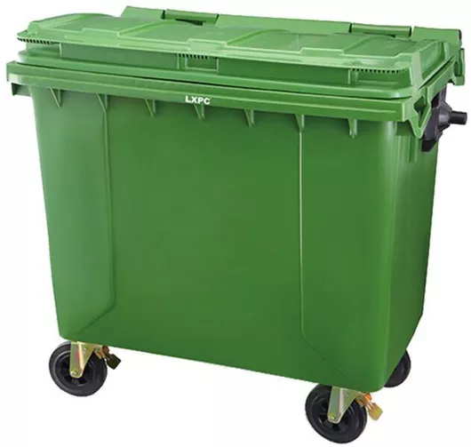 Κάδος Απορριμάτων Viosarp Πλαστικός 1100lt Πράσινο