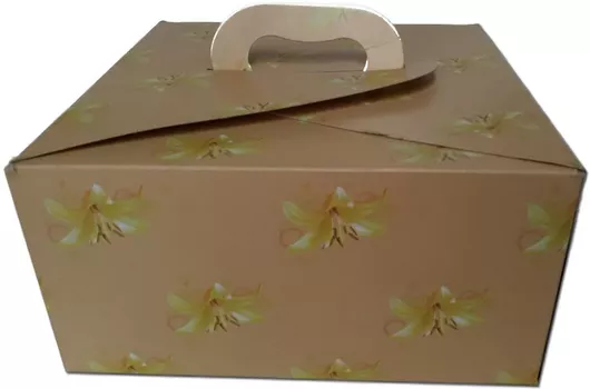 Κουτί Ζαχαροπλαστείου από Χαρτί 22.5x22.5cm