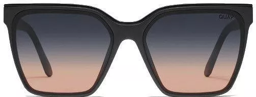 Γυναικεία Γυαλιά Ηλίου Quay LEVELUP με Κοκκάλινο Σκελετό Μαύρο