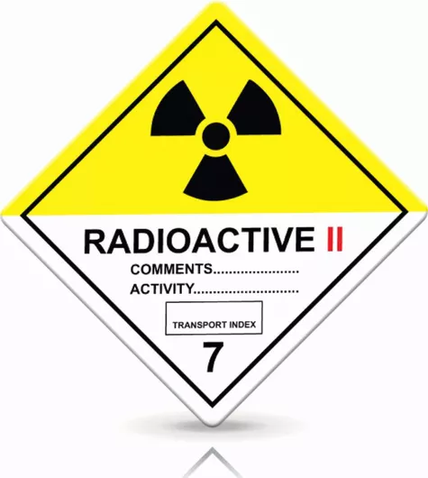 CE Σήμανση Adr Κλάση 7 23x23cm (5.405-517)