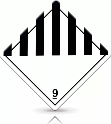 CE Σήμανση Adr Κλάση 9 23x23cm (5.405-513)