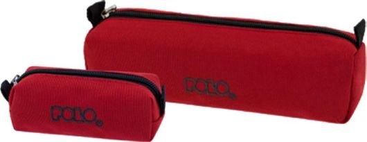 Polo Original 600D Κασετίνα Βαρελάκι με 1 Θήκη Κόκκινο 1τμχ