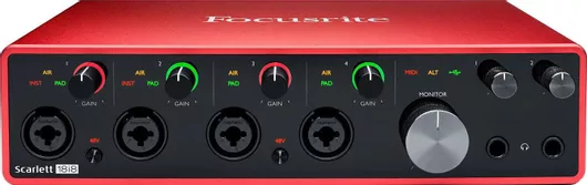 Επαγγελματική Κάρτα Ήχου Focusrite Εξωτερική Scarlett 18i8 3rd Gen Συνδεσιμότητα USB