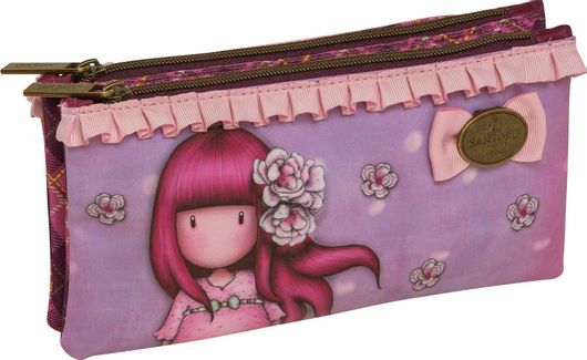 Santoro Cherry Blossom Κασετίνα με 2 Θήκες Ροζ