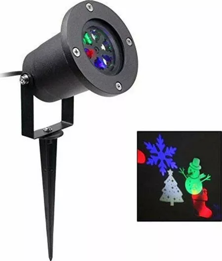 Χριστουγεννιάτικος Προβολέας Laser LED Ρεύματος IP44 Εξωτερικού Χώρου