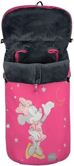 Ποδόσακος Καροτσιού Interbaby Minnie Universal με Βελούδινη Επένδυση 105x46cm Minnie