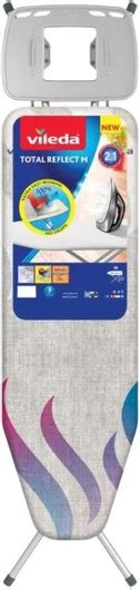 Σιδερώστρα Vileda Total Reflect M για Σύστημα Σιδερώματος Σπαστή Γκρι