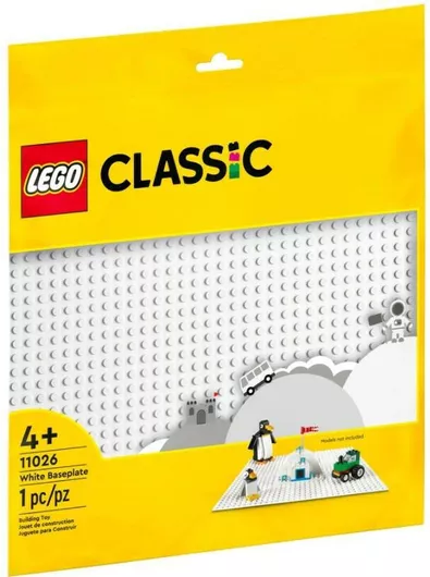 Τουβλάκι Lego Classic White Baseplate για 4+ Ετών