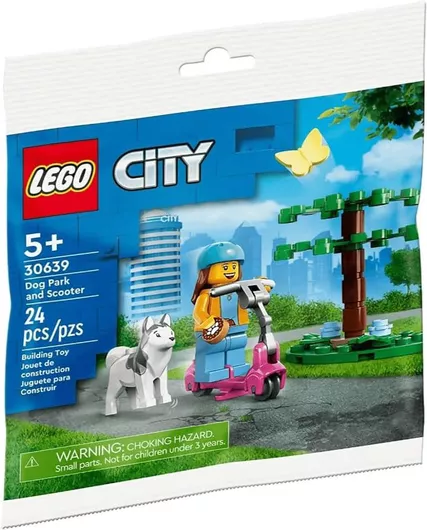 Τουβλάκι Lego City Dog Park Scooter Kit για 5+ ετών