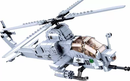 Τουβλάκι Sluban Attack Helicopter για 10+ Ετών 482τμχ