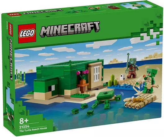 Τουβλάκι Lego Minecraft Turtle Beach House για 8+ ετών