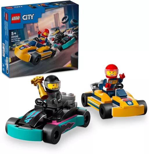 Τουβλάκι Lego City Go-karts And Race Drivers για 5+ ετών