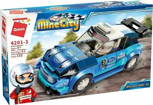 Τουβλάκι Qman Rhythm WRC-36 για 6+ Ετών 168τμχ