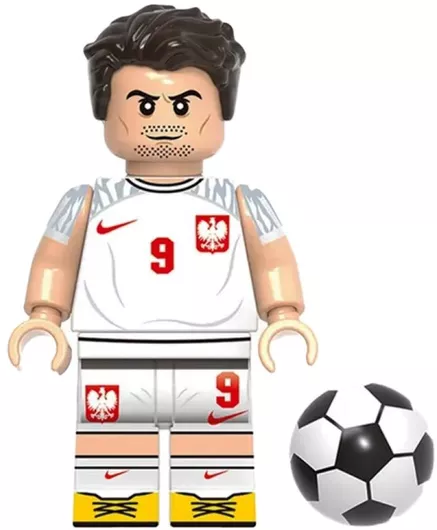 Τουβλάκι Leguoguo Robert Lewandowski Poland για 3+ Ετών 10τμχ