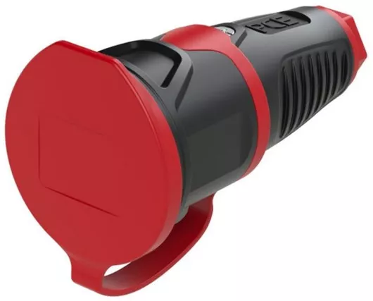 Φις Σούκο Θηλυκό Μαύρο 2511-sr Καουτσούκ IP44 PCE Με Καπάκι