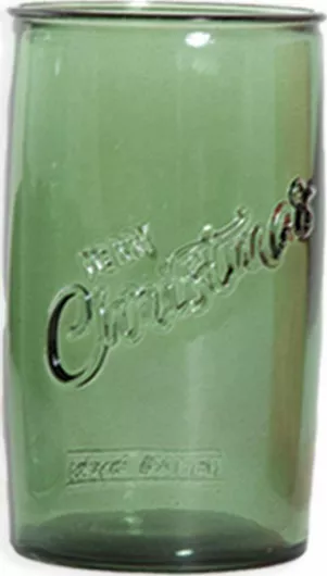 Nef-Nef Χριστουγεννιάτικο Ποτήρι Γυάλινο Πράσινο