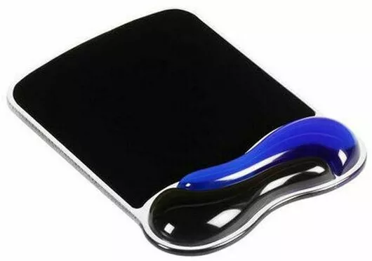 Kensington Duo Gel Mouse Pad Wrist Rest Blue/Smoke 240mm