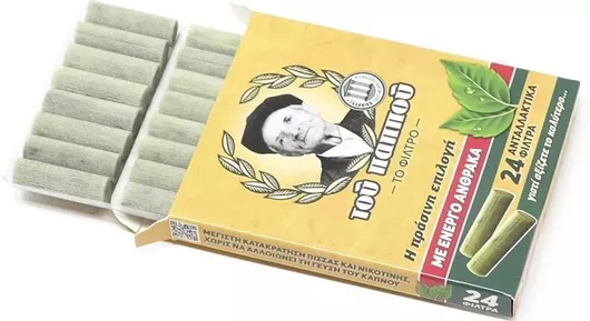 Πίπες Τσιγάρων Του Παππού 42902-390 Ενεργού Άνθρακα 24x 1τμχ