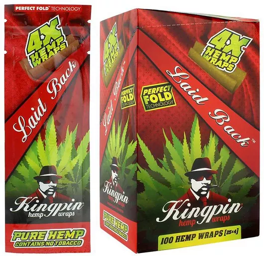 Πουρόφυλλο KingPin Hemp Blunts Wraps 100mm 1τμχ