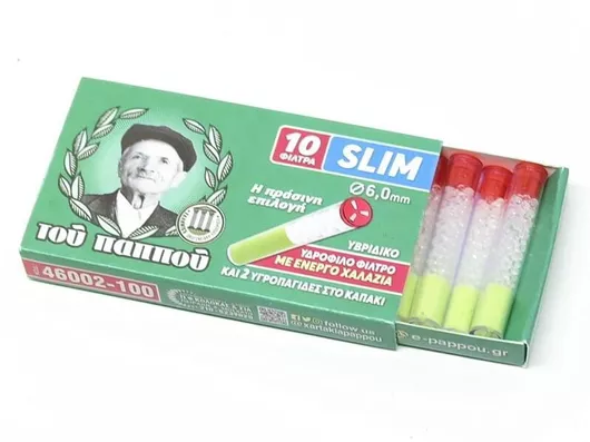Του Παππού Ανταλλακτικά Φίλτρα Slim 6mm 10x 1τμχ