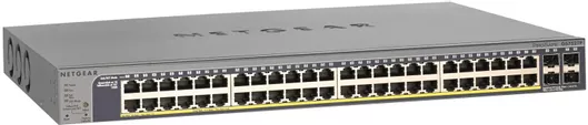 Switch NetGear GS752TP-300EUS Managed L3 PoE με 48 Θύρες Gigabit 1Gbps Ethernet & 4 SFP Θύρες