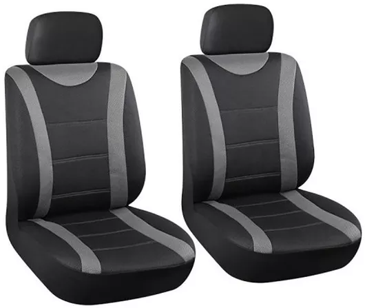 Κάλυμμα Αυτοκινήτου Automax Μπροστινά Σετ 2τμχ Πολυεστερικά Γκρι