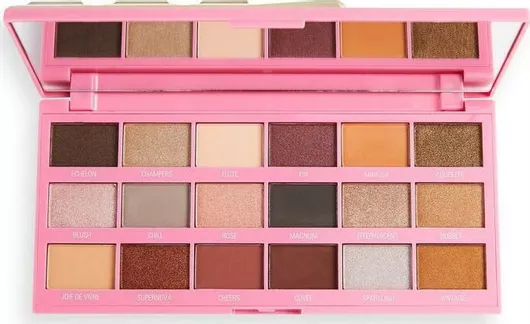 Παλέτα με Σκιά Ματιών Revolution Beauty I Heart Chocolate σε Στερεή Μορφή 22gr Rosé Fizz