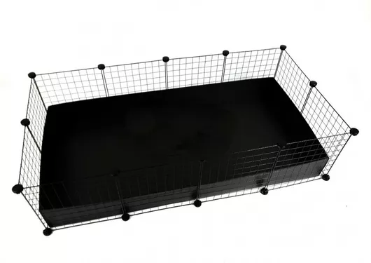 Κλουβί C&C Modular 145x75x37cm Μαύρο