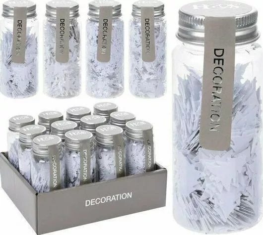 Koopman Χριστουγεννιάτικο Διακοσμητικό Κονφετί 40γρ Λευκό